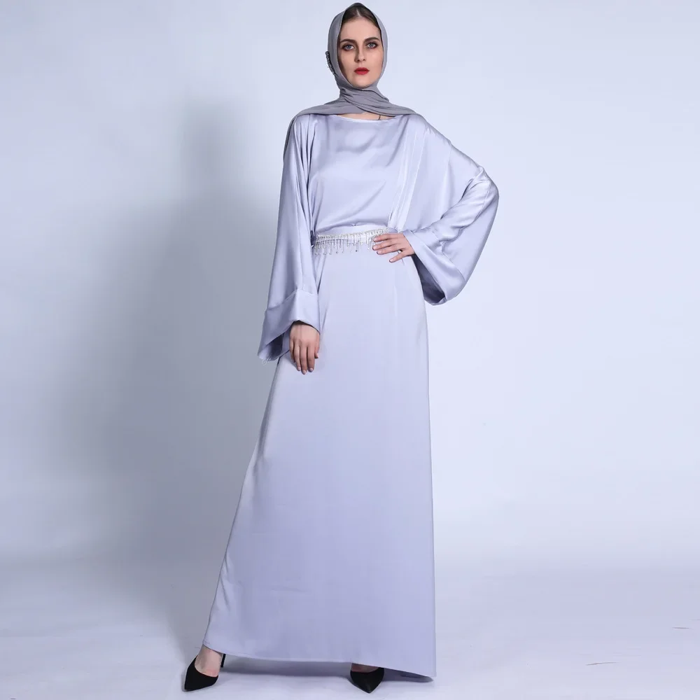 Khimar Muslim Dress Women 20225 Eid Mubarak Abaya Dubai Kaftan Hijab Robe Khimar Ramadan Islam Clothing Caftan Marocain Dresses - Image 2