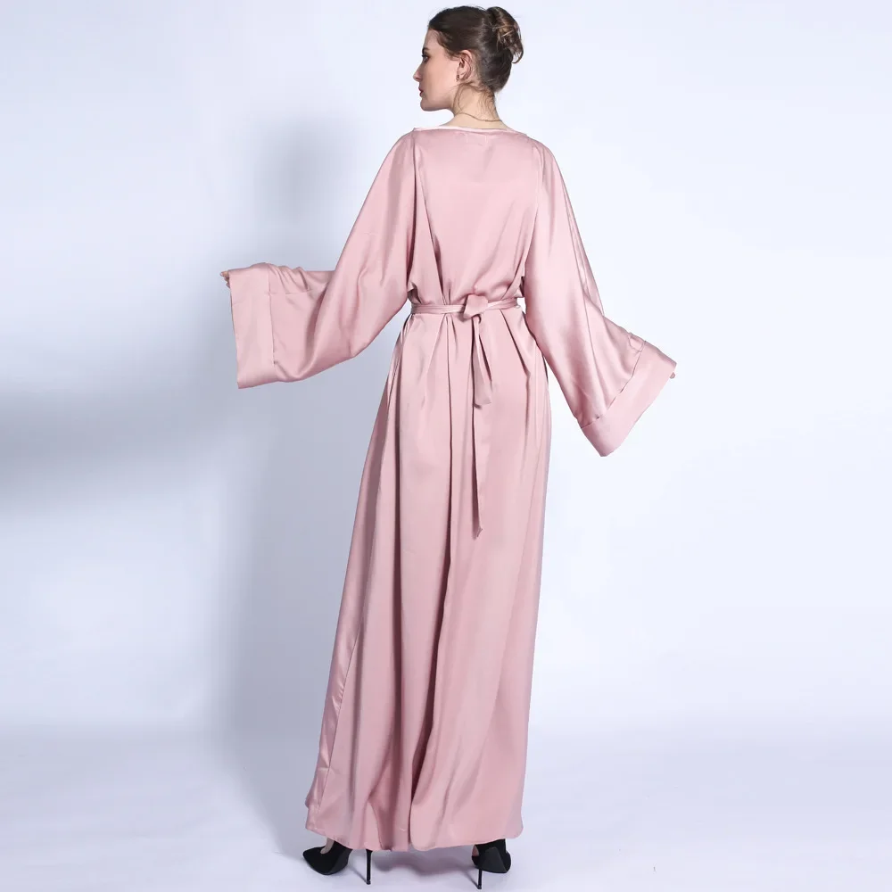 Khimar Muslim Dress Women 20225 Eid Mubarak Abaya Dubai Kaftan Hijab Robe Khimar Ramadan Islam Clothing Caftan Marocain Dresses - Image 3