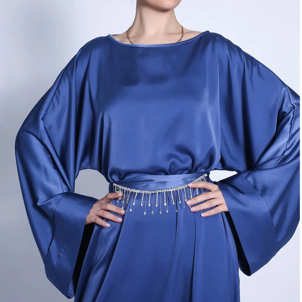 Khimar Muslim Dress Women 20225 Eid Mubarak Abaya Dubai Kaftan Hijab Robe Khimar Ramadan Islam Clothing Caftan Marocain Dresses - Image 6